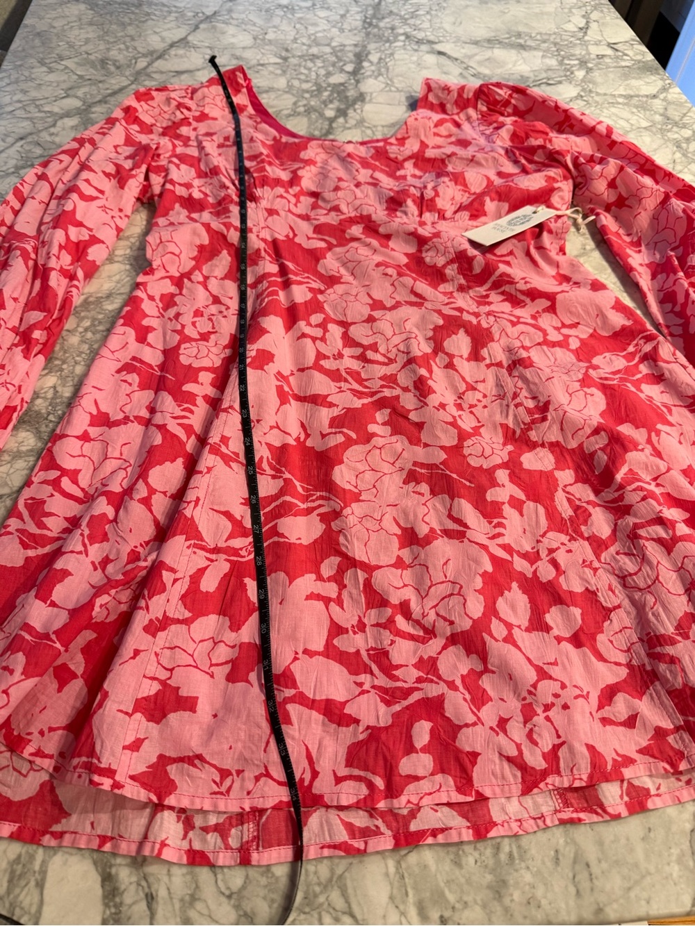 NWT Hyacinth House Pink Floral Shift Dress - Size Large - Picture 5 of 6